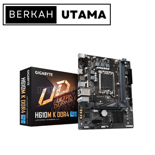 MOTHERBOARD GIGABYTE H610M K DDR4 (INTEL LGA 1700, GEN12)