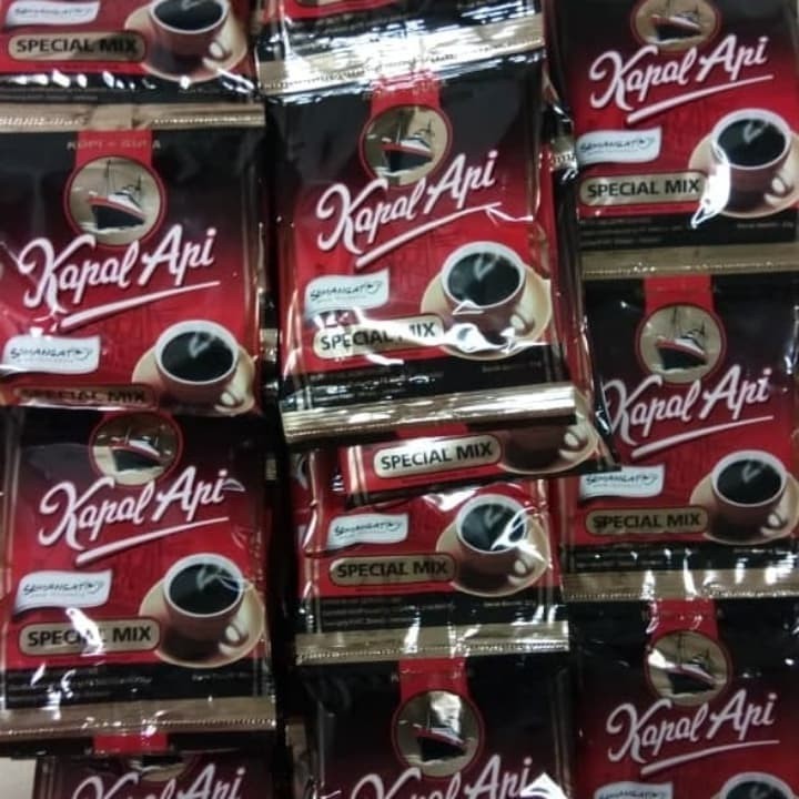 

Kopi Hitam Kapal Api Saset Spesial Mix