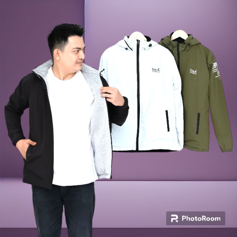 JAKET PRIA PARASUT/JAKET PRIA WATERPROOF