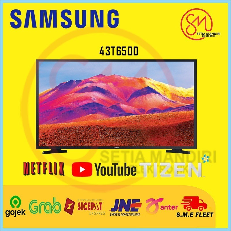 SAMSUNG 43T6500 LED Smart TV 43 Inch Full HD HDR DVB-T2 Wifi Bluetooth