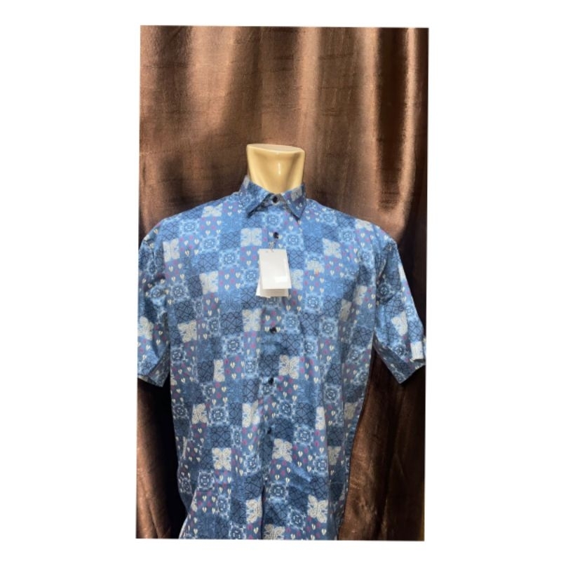 Kemeja pria lengan pendek import
