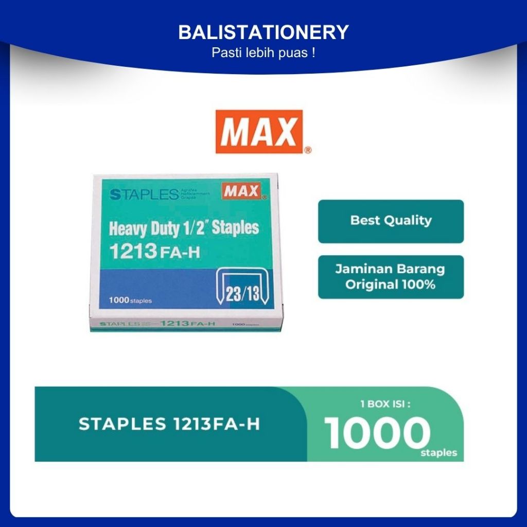 

Isi Staples Max 1213