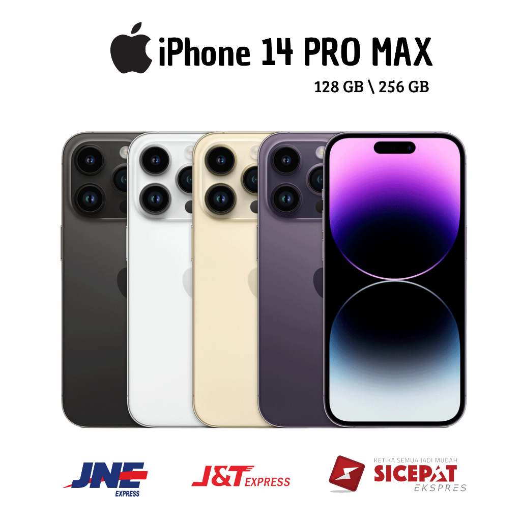 iPhone 14 Pro Max 128 GB / 256 GB Second Original 100% Mulus Fullset Like New Ex Inter