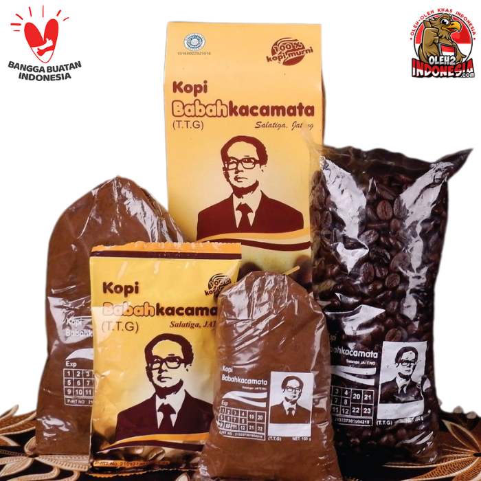 

Kopi Hitam Instan Robusta Babah Kacamata Khas Asli SALATIGA