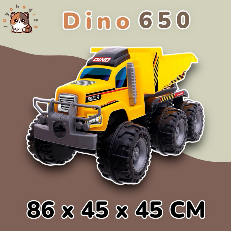 shp dino mainan anak mobil truck jumbo mobil pengangkut pasir truck jumbo