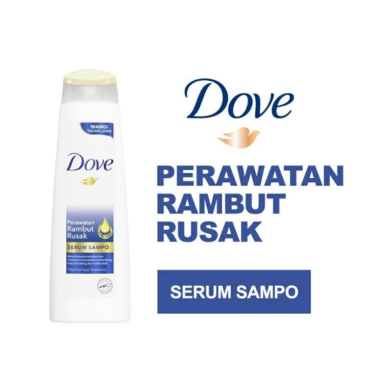 Dove Serum Shampoo Perawatan Rambut Rusak 135 ml