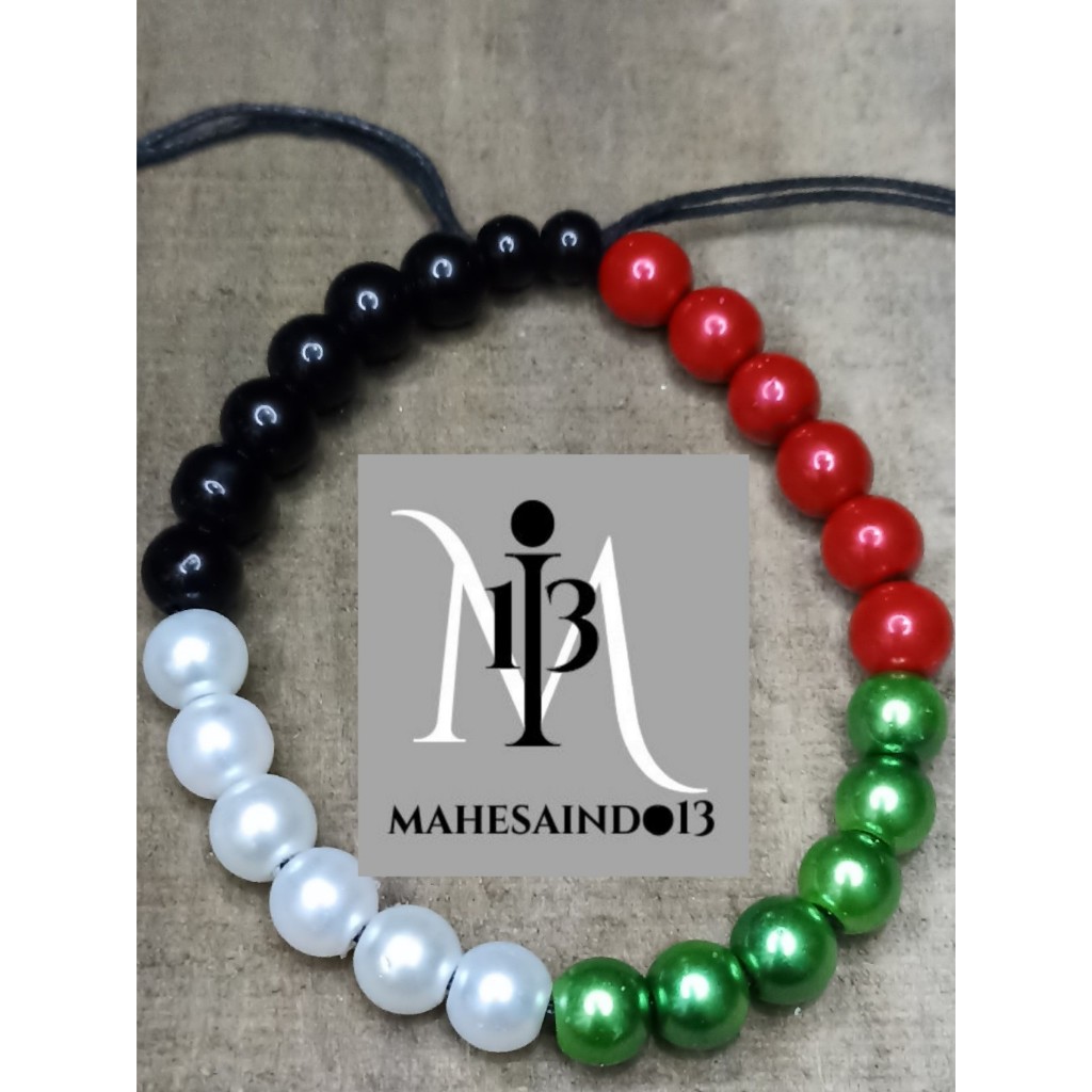 Tasbih palestine / Gelang Palestine/ gelang manik /gelang korea / gelang viral / gelang couple / gel