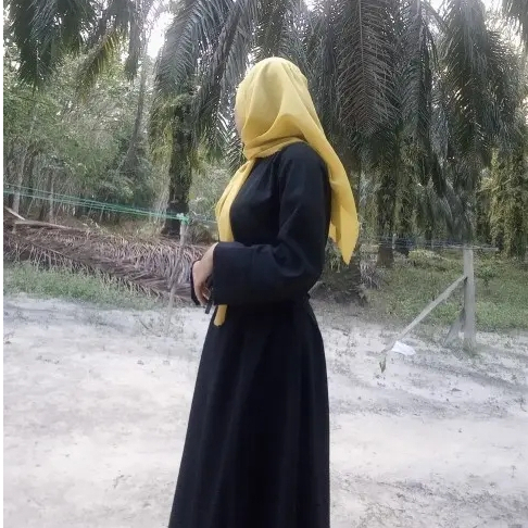 Suryalaya Busana / Abaya Gamis Lengan Panjang Bahan Wolfis Lux Premium