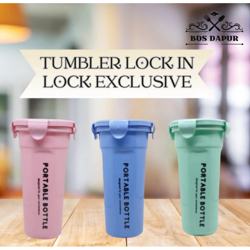Botol Minum Tumbler Lock in Lock Eksklusif | Botol Minum Lock in Lock Eksklusif | Gelas Lock in Lock