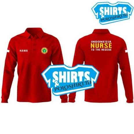 Kaos Kerah - POLOSHIRT / KAOS KERAH PERAWAT NURSE LENGAN PANJANG / KAOS POLO PERAWAT LENGAN PANJANG