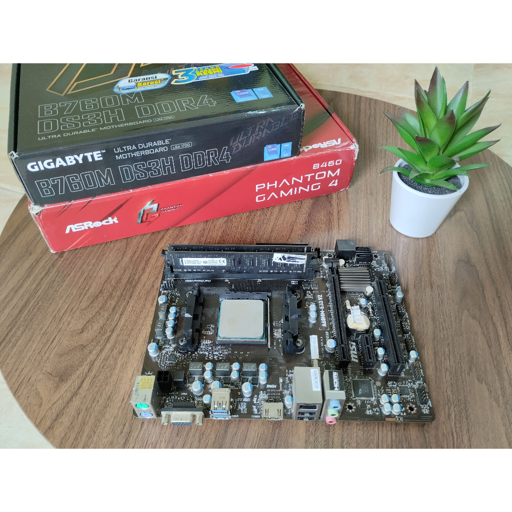 Paket Motherboard MSI A68HM-E33 Plus Processor AMD A8 7600 APU