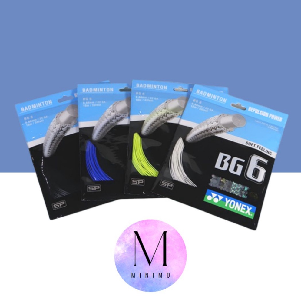 KODE U3X Senar Raket Badminton  Bulutangkis Yonex BG 6