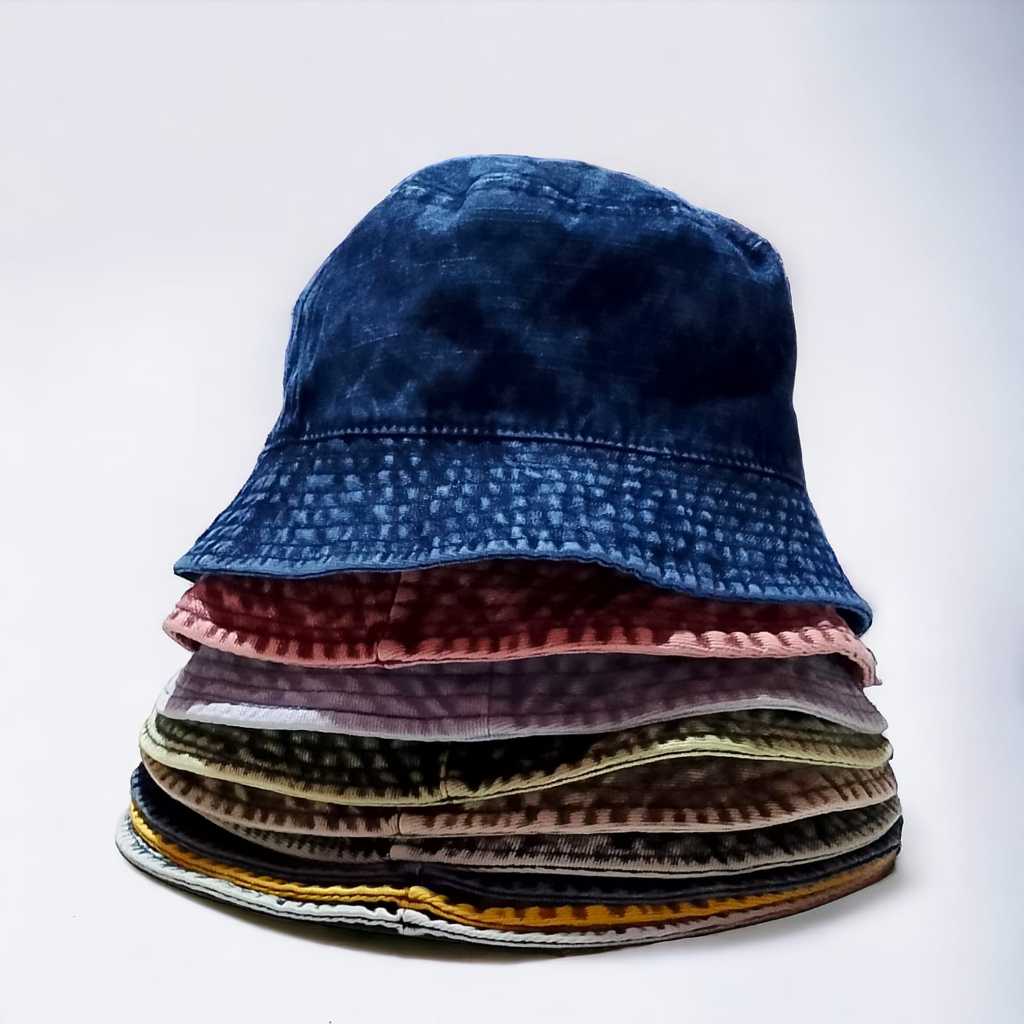 TOPI BUCKET PRIA WANITA - BUCKET JEANS - BUCKET LEVIS