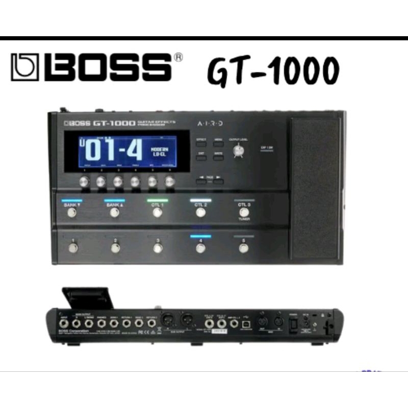 [Ready Stock] Boss GT1000 Multi effects Guitar Pedal Original Boss Gt-1000