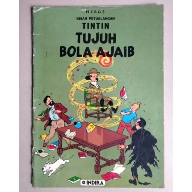 Komik Tintin Indira : Tujuh Bola Ajaib - original cetakan thn 1983