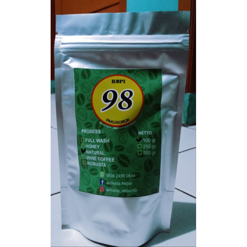 

Kopi Arabika Murni Asli Pakusorok 98