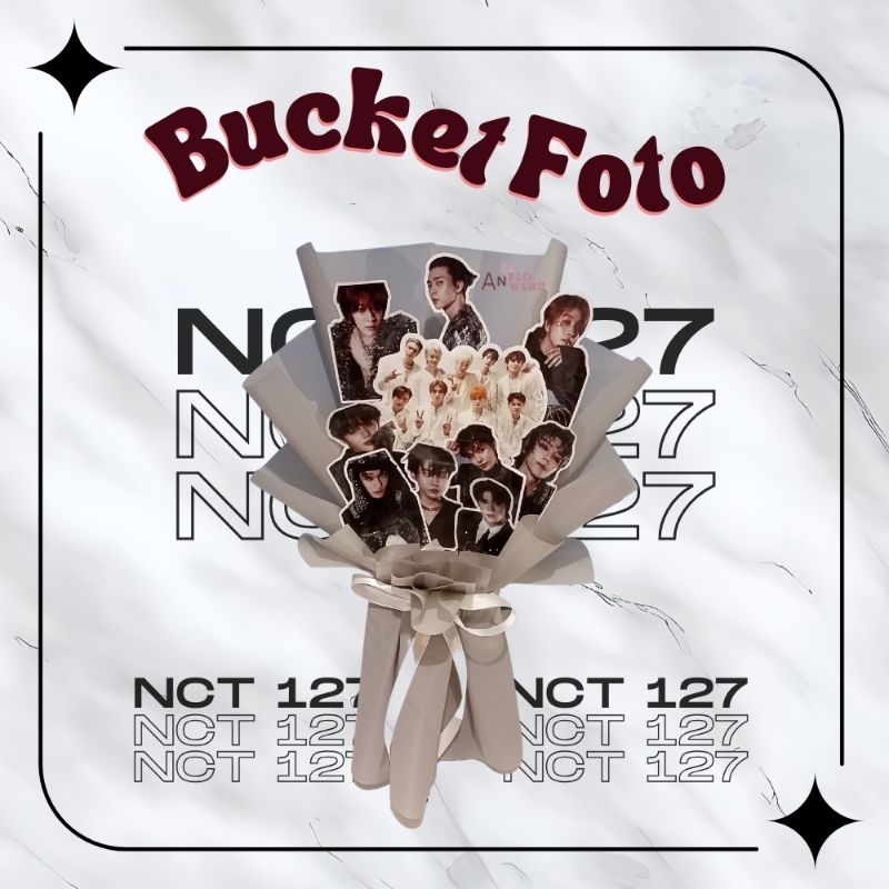 Buket Foto | Bucket Foto Custom | Bucket Foto Cutting / Polaroid | Foto Idol / Pasangan | Gift | Val