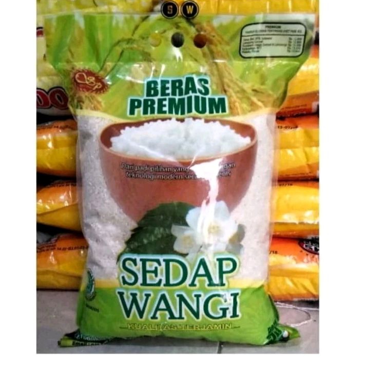 

beras S E D A P W A N G I kemasan 5kg