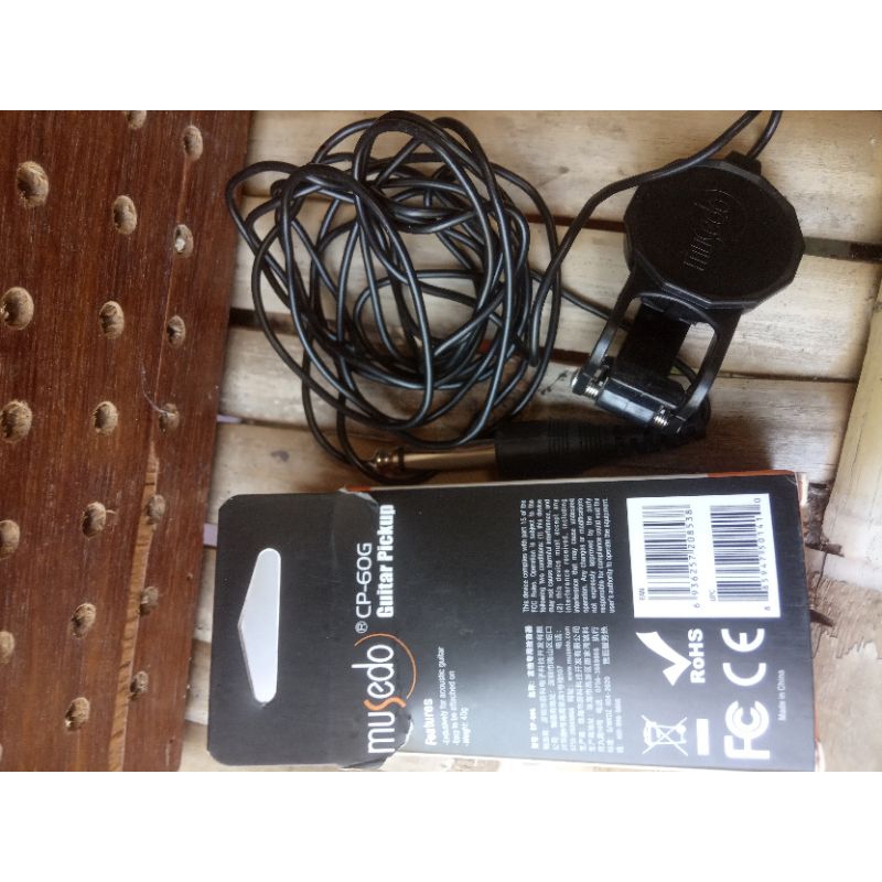 pickup gitar/mic/spul gitar akustik bagus second jarang dipakai