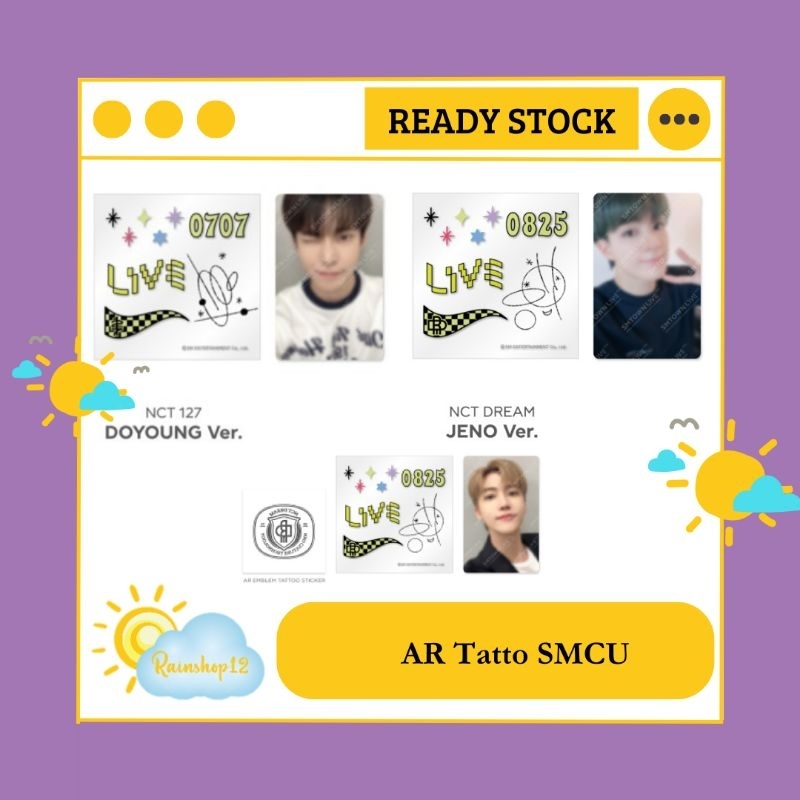 [READY STOCK] AR TATTO SMCU DOYOUNG JENO JAEMIN