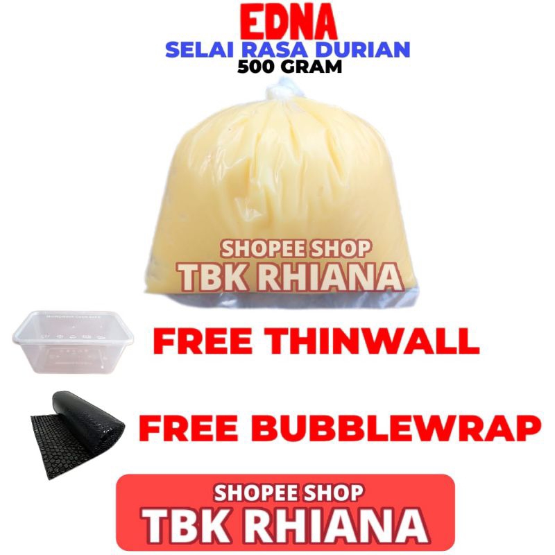 

Selai Durian Edna 500gr Repacked