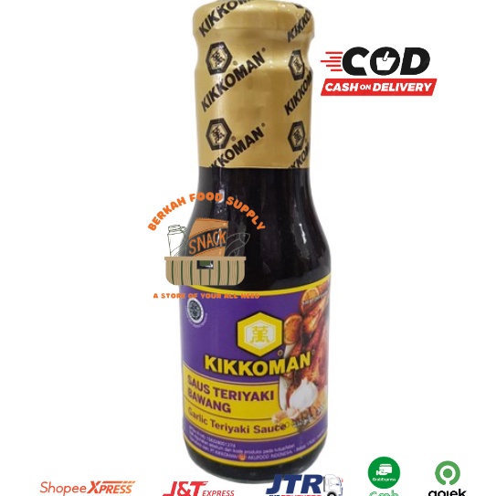 

PROMO ALE Kikkoman Garlic Teriyaki Sauce 3 ml HALAL Saus Teriyaki Bawang