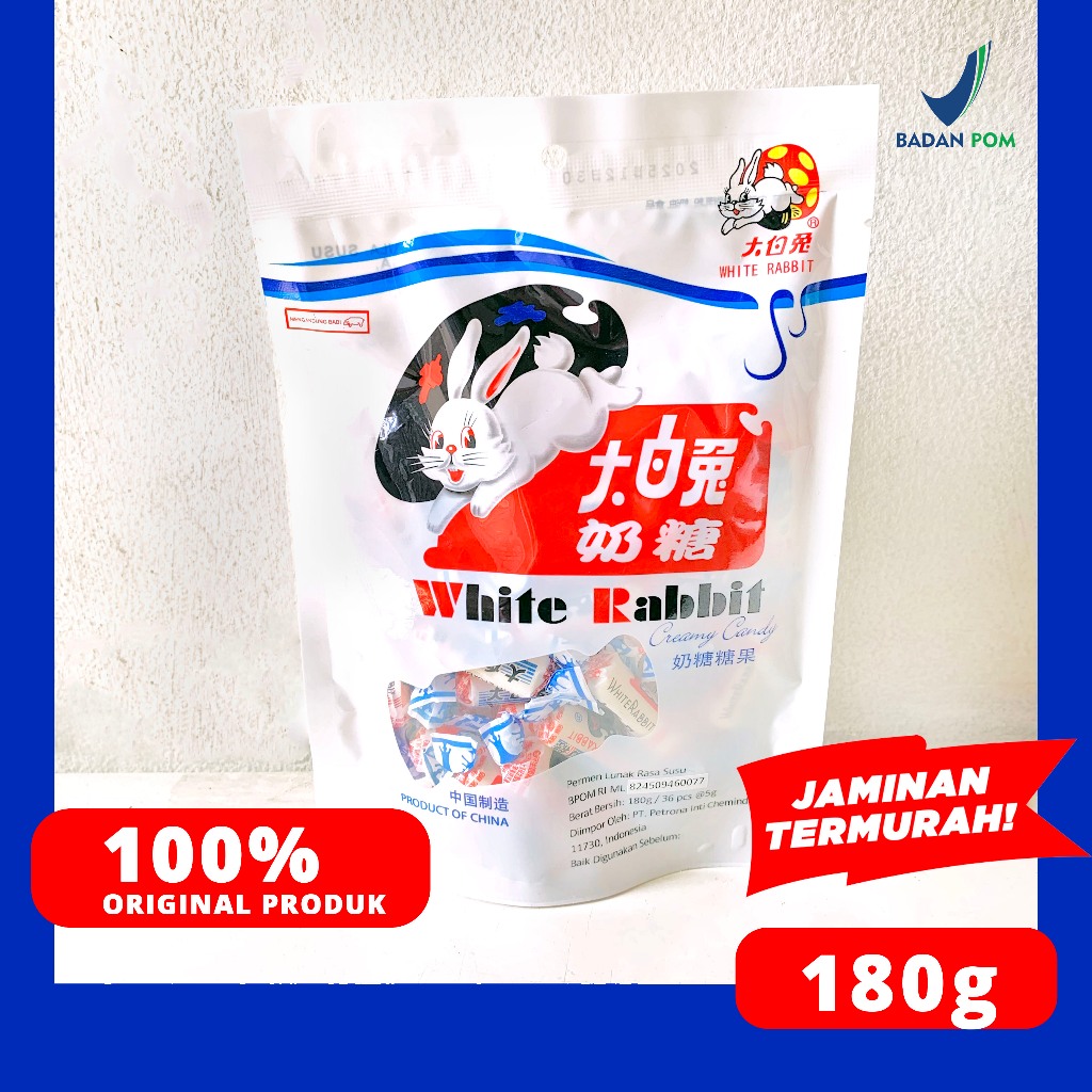 

PERMEN SUSU KELINCI 180GR (WHITE RABBIT CREAMY CANDY )