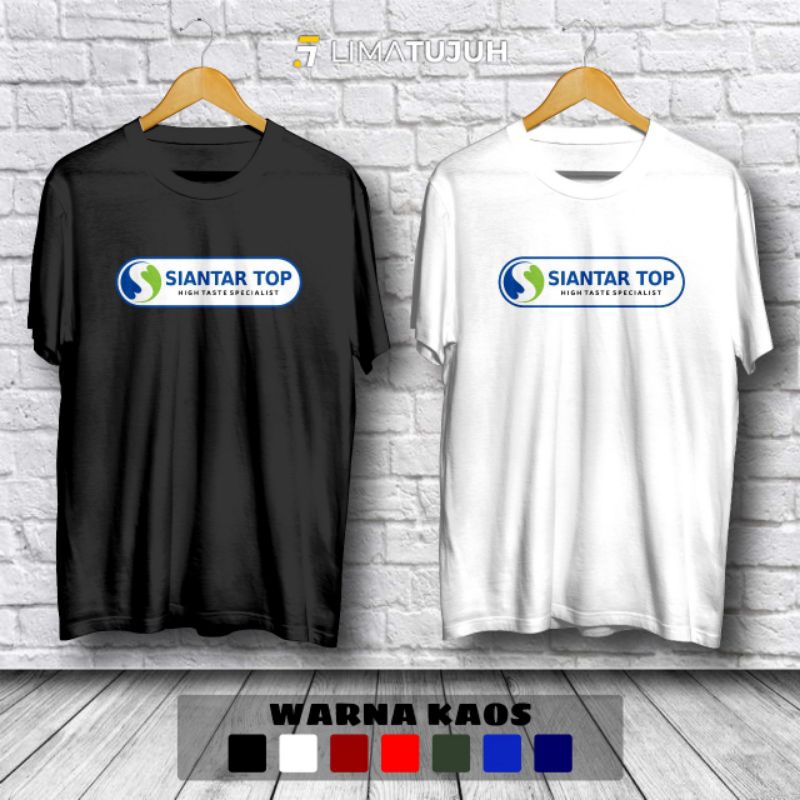 Kaos Baju PT Siantar Top Baju Lengan Pendek Unsiex