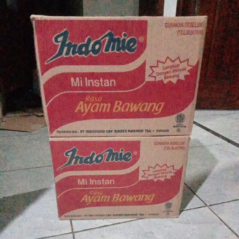 

indomie, rasa ayam bawang, 1dus (isi 40pcs)