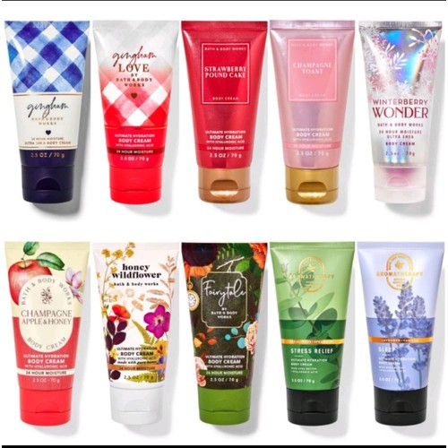 Bath and Body Works BBW Body Cream Travel Size - 70gr