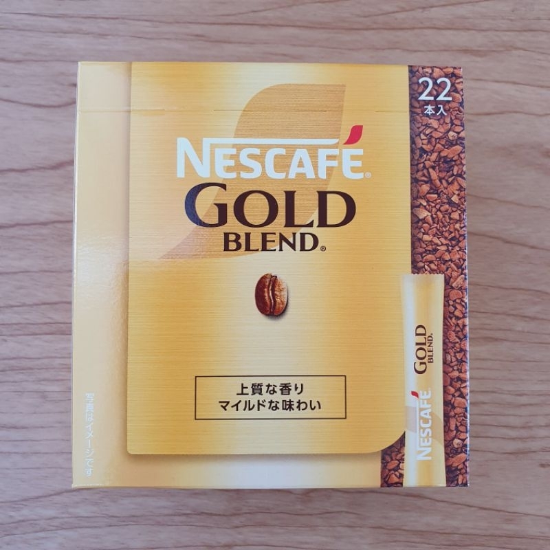 Nescafe Gold Blend Instant Coffee Black isi 22 sticks