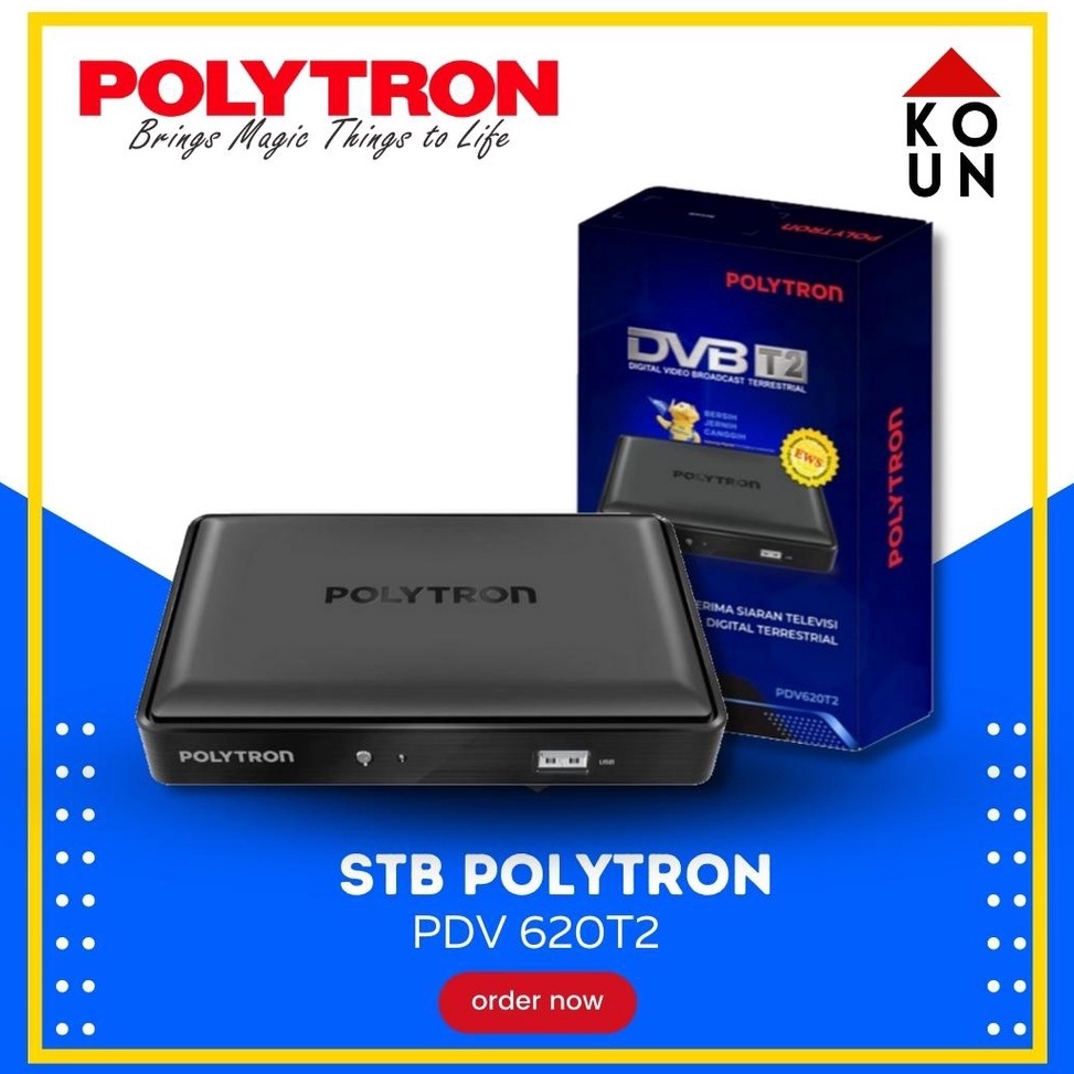 Harga Termurah STB MATRIX APPLE MERAH  DVB T2 Set Top Box Polytron PDV 62T2  PDV 6T2  PDV 6 T2  Poly