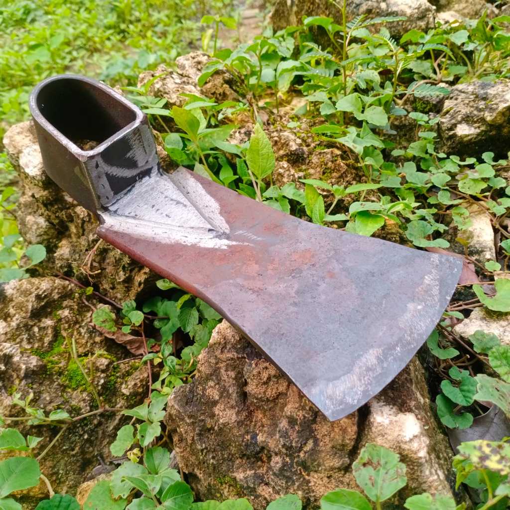 Ganco Tanah Asli Per Baja - Cangkul Kecil Baja Tebal - Ganco Baja Per Tajam Dan Kuat