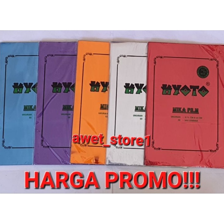 

DiSkon Cover Mika Plastik Jilid Kyoto Folio 1 pak 1 Lbr