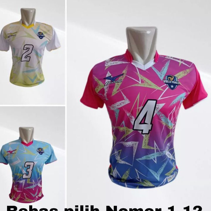 SALE COD Jersey voli kaos voli baju voli printing
