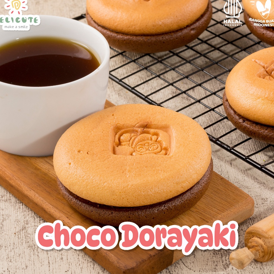 

GROSIR CHOCO DORAYAKI DELICUTE 6 SET12 PCS DOUBLE CAKE DENGAN FILLING CHOCOLATE