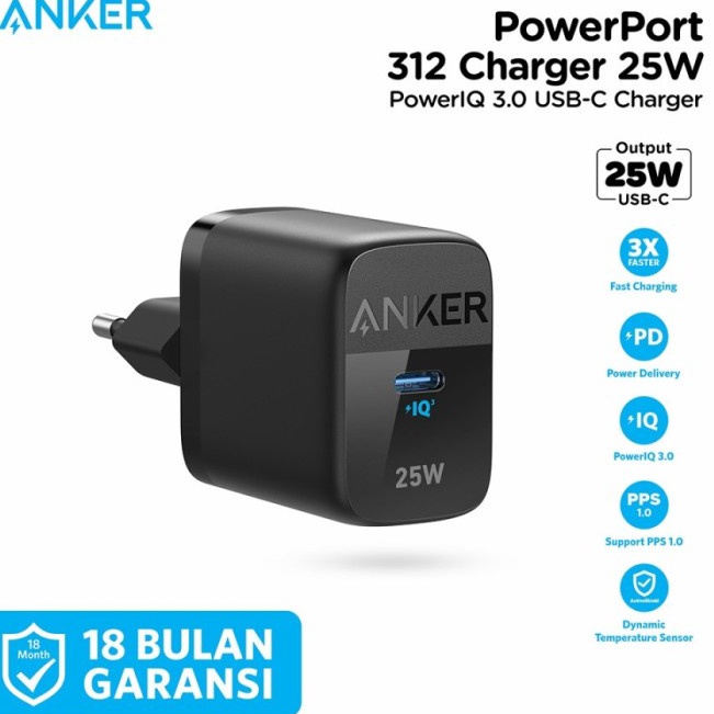 Murah DrZ Anker Charger 25W 312 Wall Charger Anker 312 25W  A2642