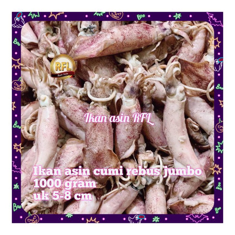 

PROMO ALE ikan asin cumi rebus jumbo 1 gram