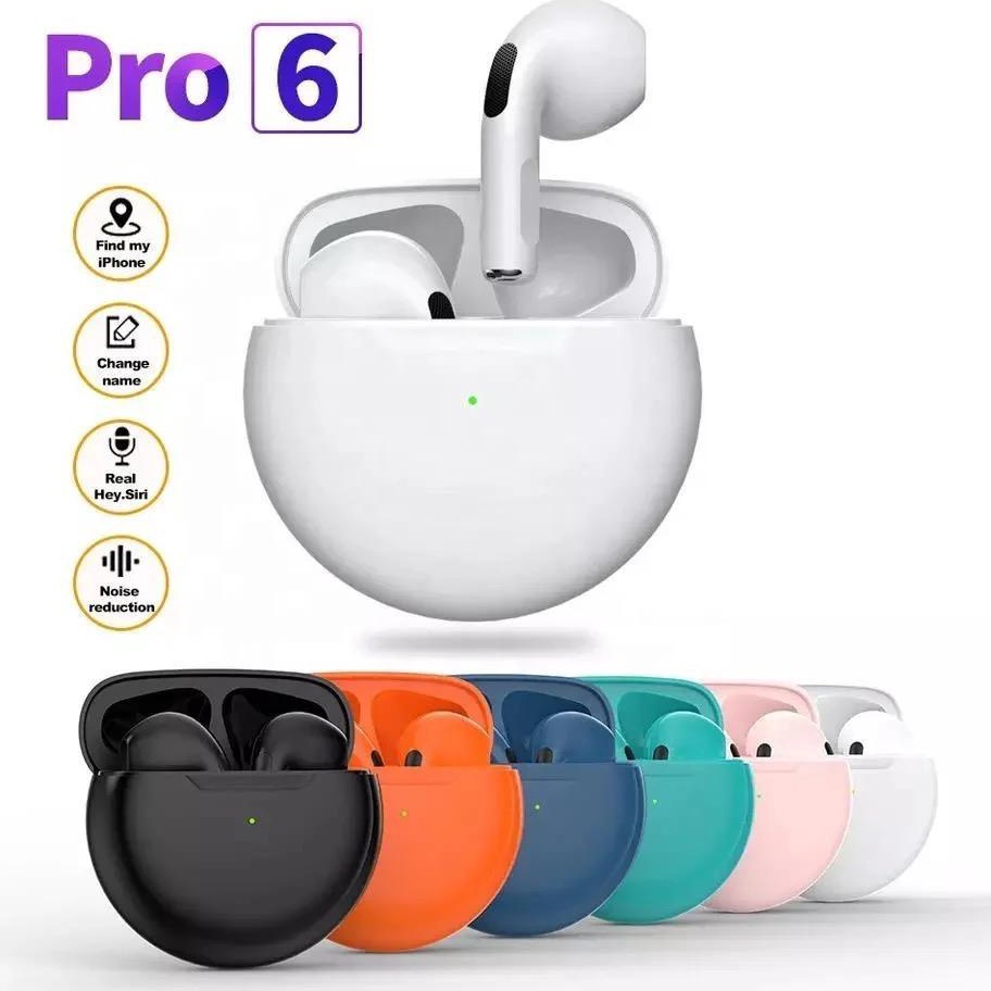 ak Pro 6 Sport Headset Bluetooth HiFi Stereo Waterproof Wireless Earphone Bluetooth o Kualitas Premi