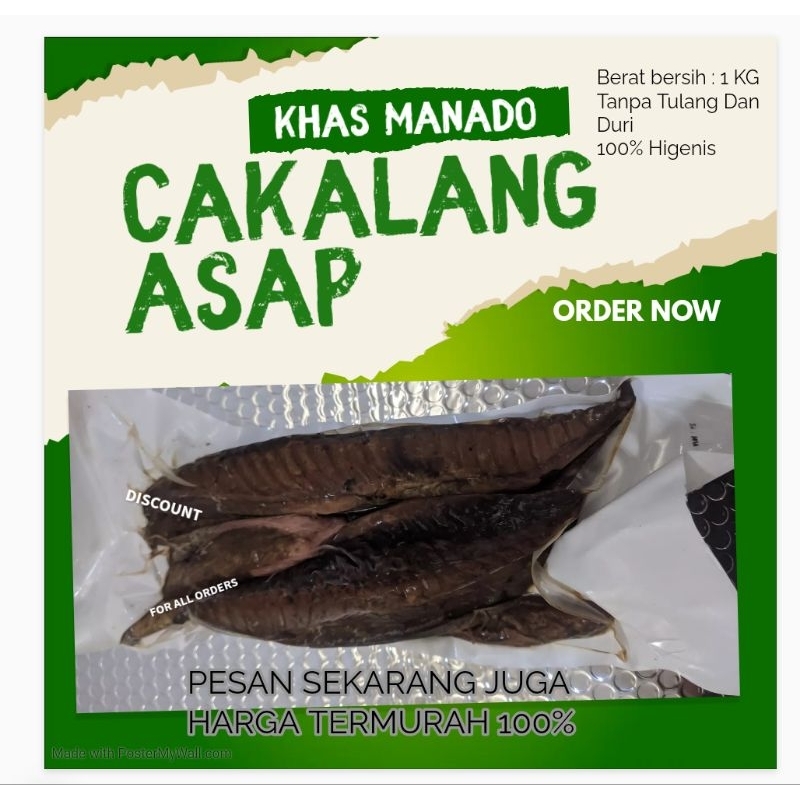 

Cakalang Fufu Asap Khas Manado Berat 1Kg