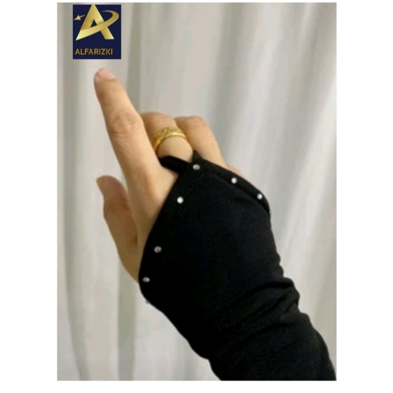 HANDSOCK CINCIN KRISTAL CANTIK/ MANSET TANGAN WANITA MUSLIMAH TERLARIS