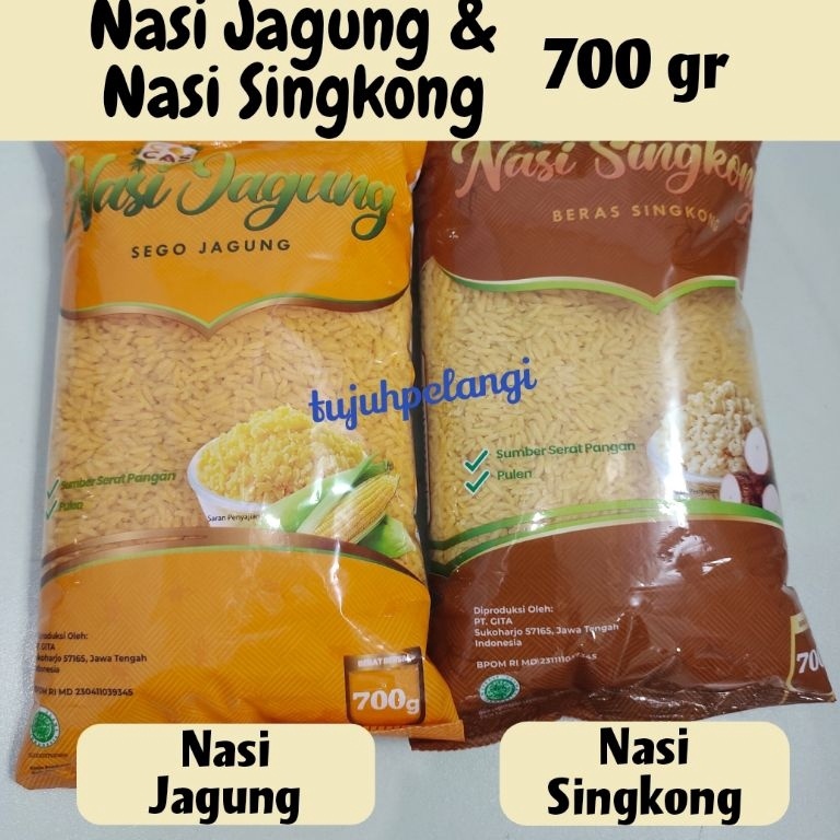 

HEMAT PROMO NASI JAGUNG SINGKONG BERAS JAGUNG SINGKONG SEGO JAGUNG SINGKONG 7 Gram