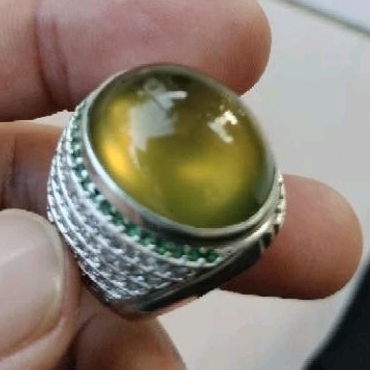 cincin Idocrase Giok Solar Aceh