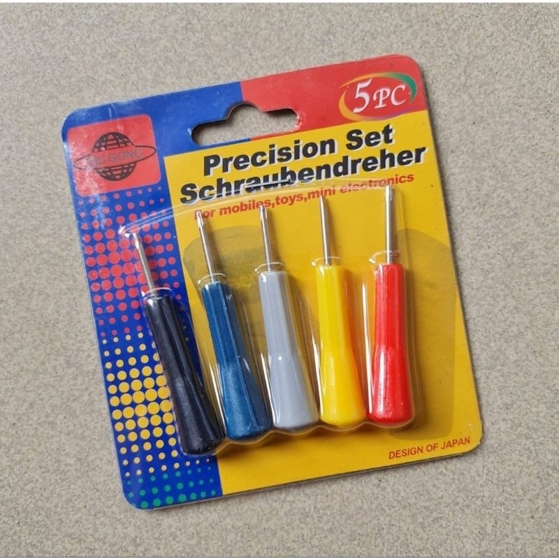 Obeng Mini 5 pcs / Obeng HP Set / Obeng Kecil set