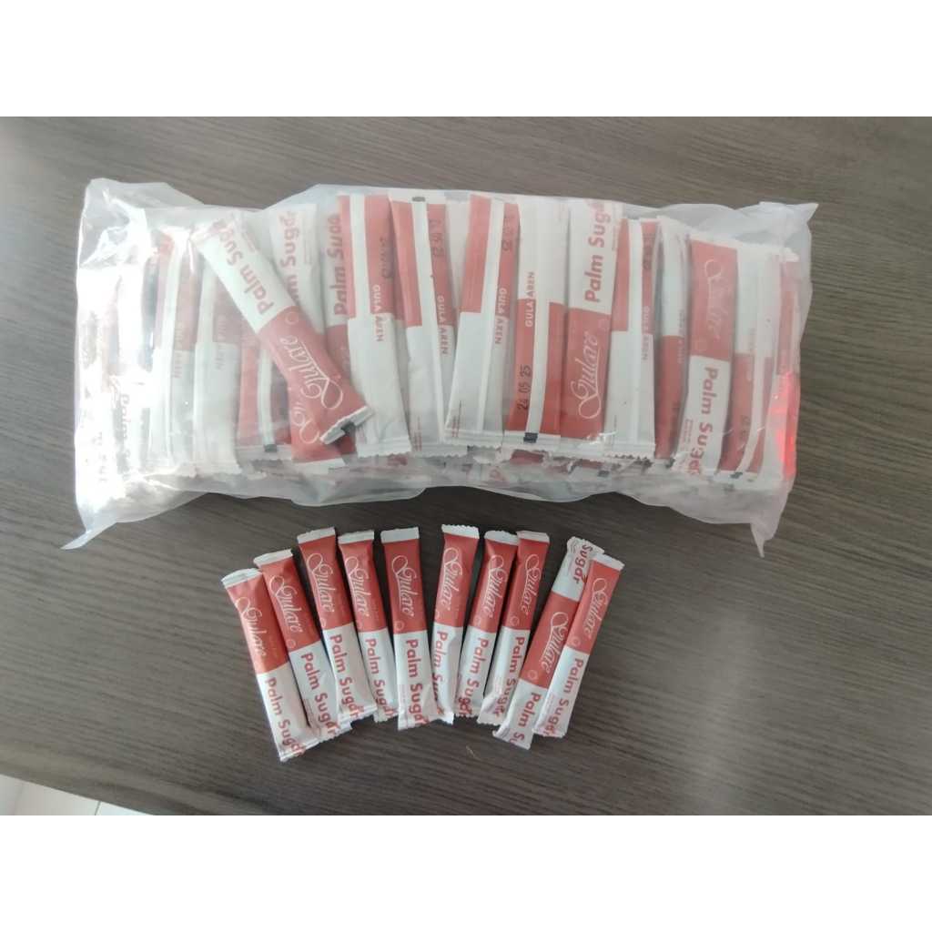

Gulare Gula aren sachet PACK 225 pcs bubuk gula semut 7gr