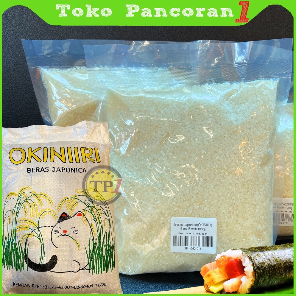 

SUPER DISKON Beras Jepang Beras Sushi Japonica Okiniri Sushi Gimbap 1KG