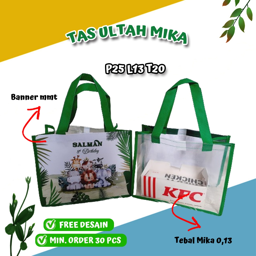 

Tas Kotak Kombinasi Mika Custom Gambar Kartun