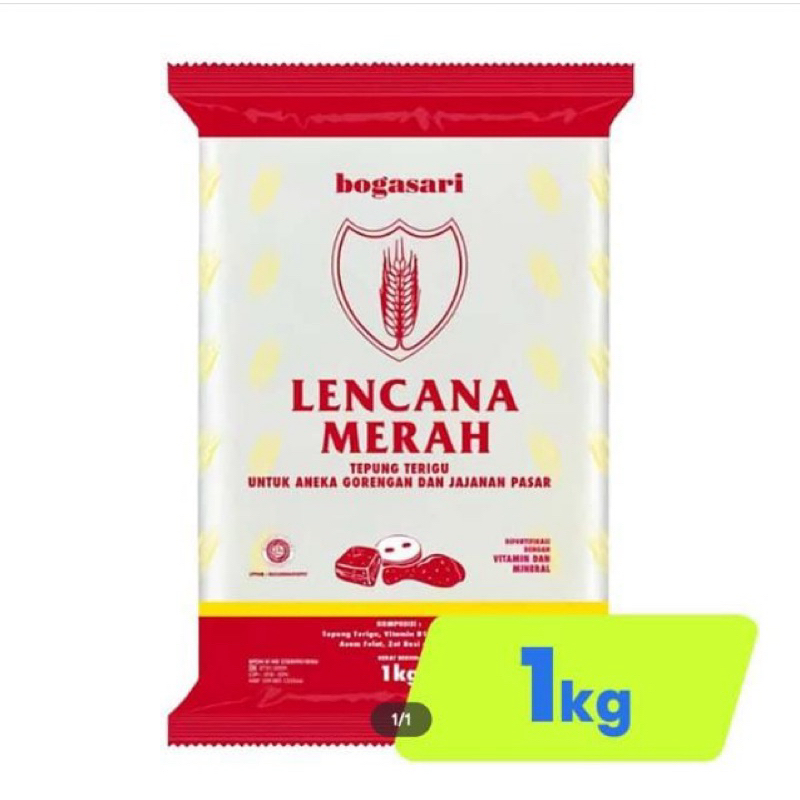 

Tepung Terigu Lencana Merah 1kg