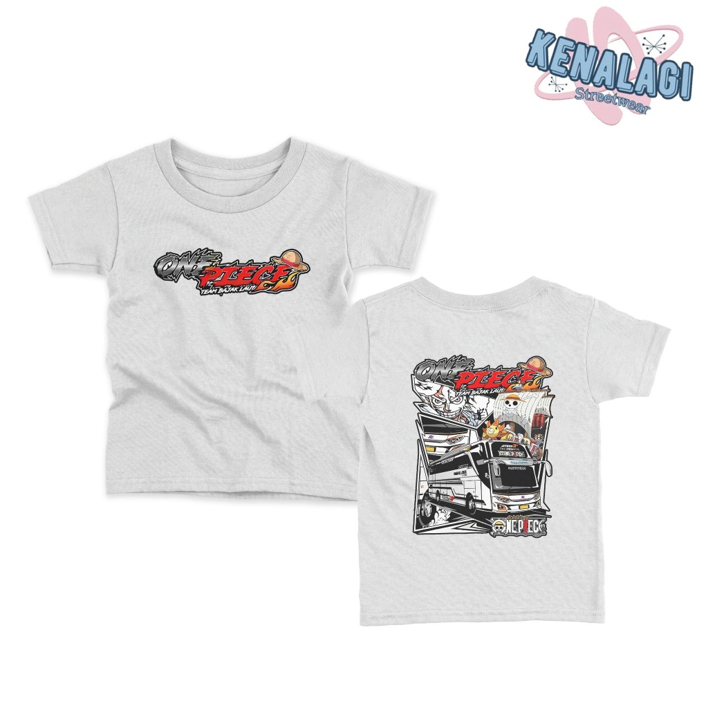 Kaos Anak Bus OnePiece - Kaos Anak Keren - Kaos Anak Motif Bus Terbaru - Kaos Anak Katun Murah - Ken