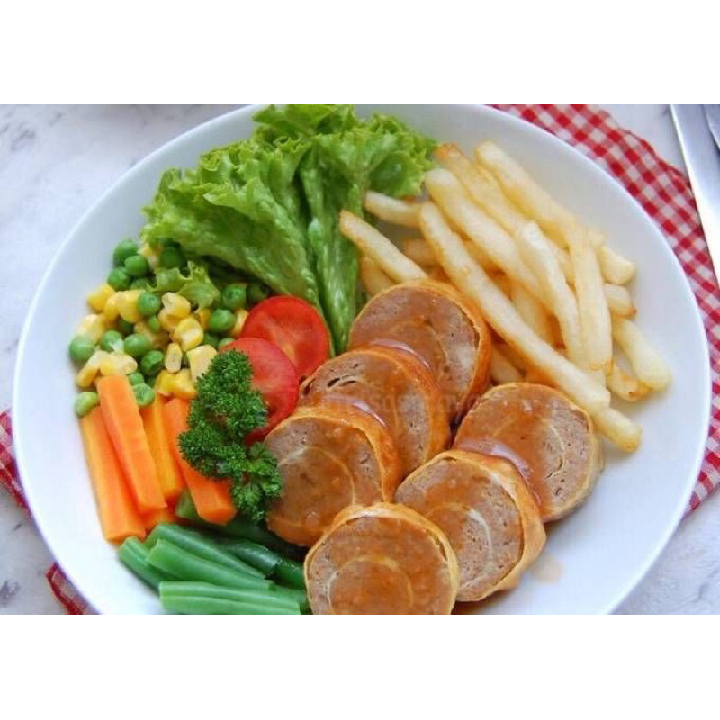 

Rolade Ayam Premium Chicken Roullade